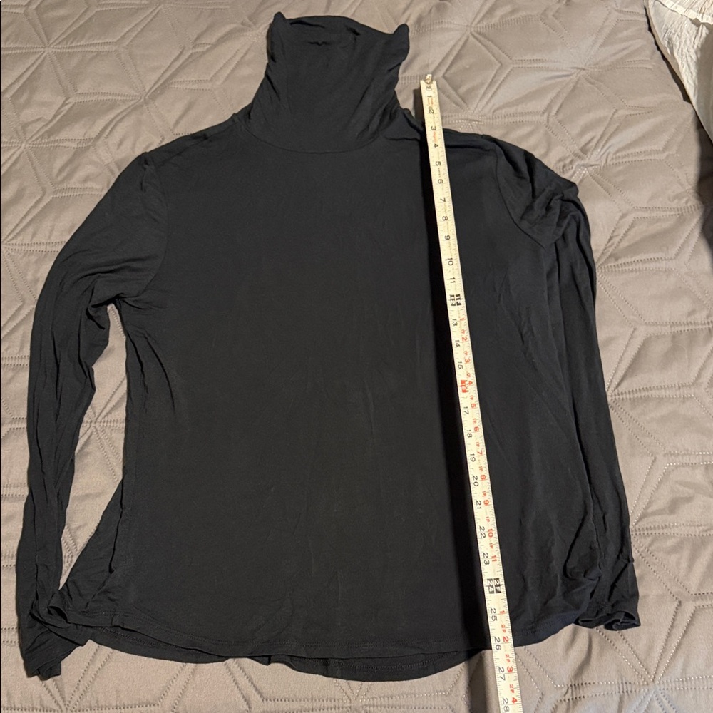 Prana Women's Black Turtleneck Top